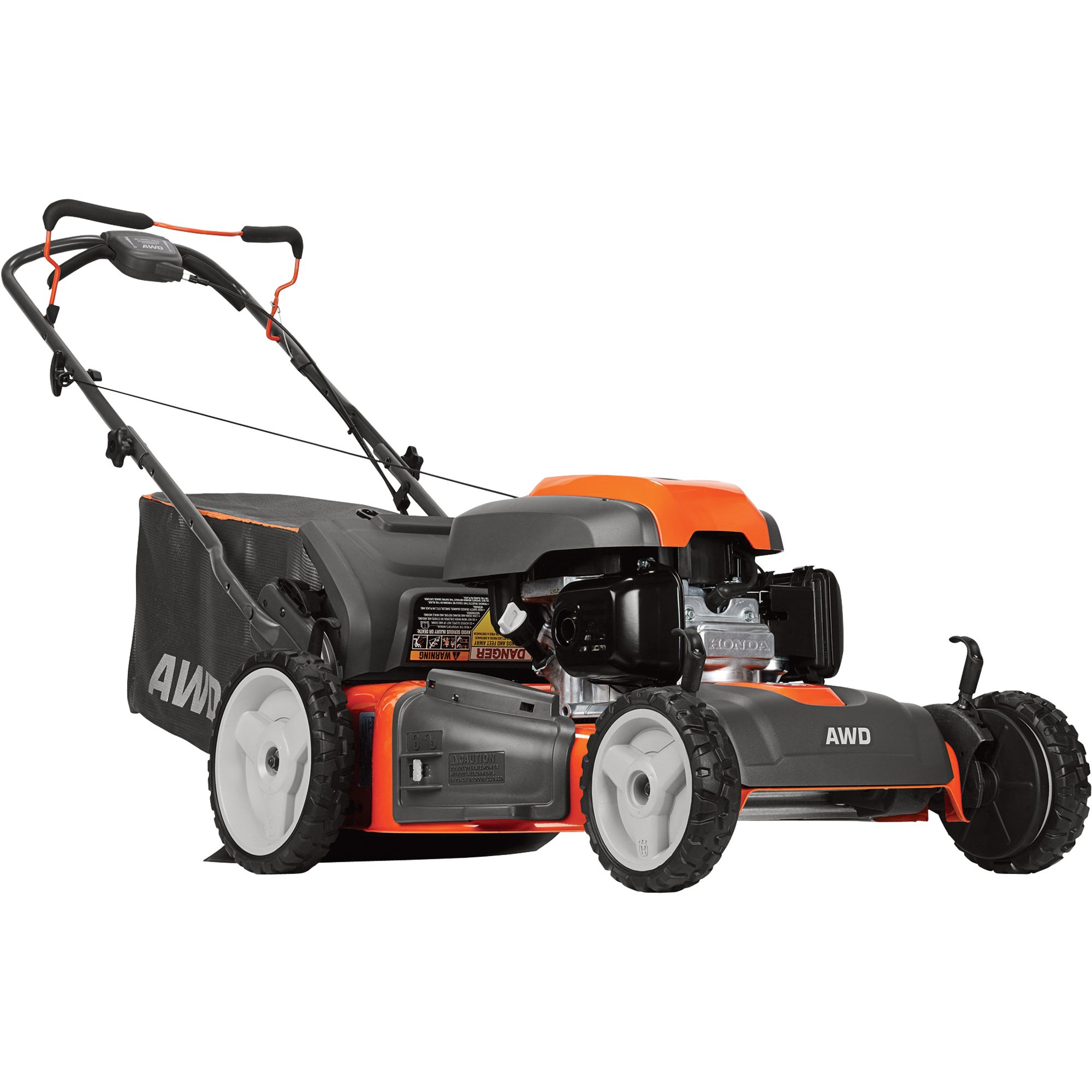 Husqvarna All-Wheel Drive Self-Propelled Lawn Mower — 190cc Honda GCV Series Engine, 22in. Deck, Model# HU800AWDH